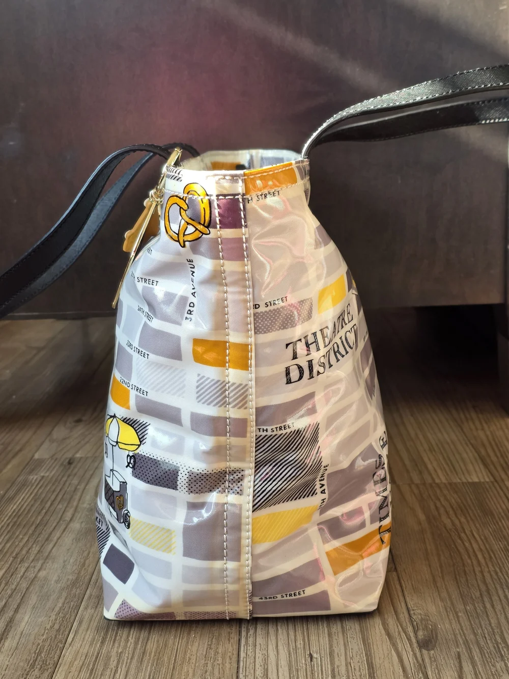 kate spade New York NYC Taxi Street Map Tote Tote